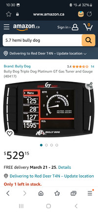 Dodge Ram 5.7 hemi bully dog gauge gt tuner