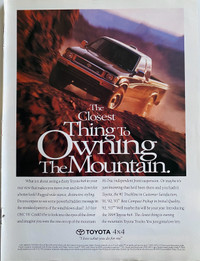 1994 Toyota 4x4 Original Ad