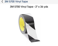 3M Safety Stripe Tape For Marking hazardous or restricted areas 