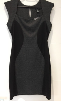 Women’s Sexy New Dress! Black&Grey ~ ROBE NEUVE SEXY/Noir&Gris