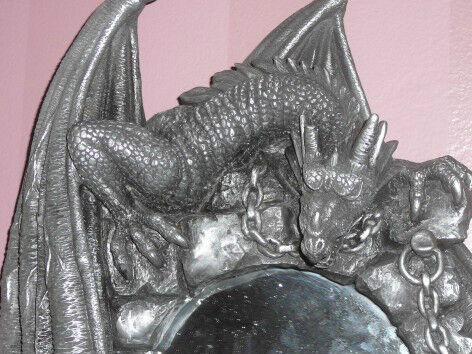 Dragon Votive Holder, Dragon Mirror, Dragon candleholder in Arts & Collectibles in Oakville / Halton Region - Image 2