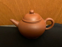 purple clay tea pot