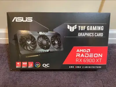 Asus TUF Gaming OC Radeon RX 6900 XT 16 GB Video Card, View more