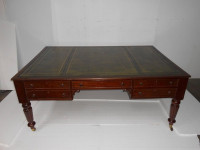 Antique Mahogany Library Desk