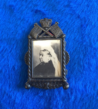 Framed miniature of Queen Victoria