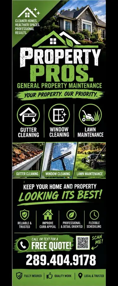 Gutter and window cleaning , PROPERTY MAINTENANCE, View more