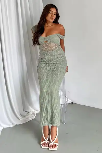 Green Glam Dress, View more