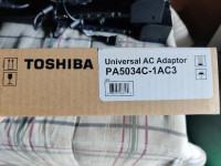 Genuine Toshiba laptop charger new in box PA5034C-1AC3