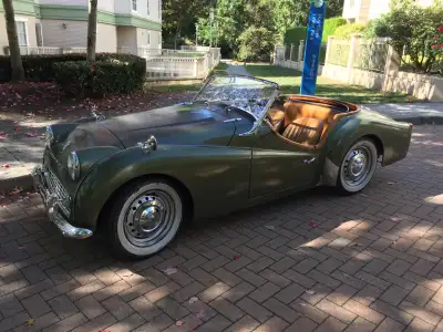 FIRM PRICE-1961 Triumph TR 3A : This driver is in great condition and a real collector classic beaut...
