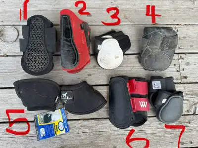 Fetlock and splint boots for sale, View more