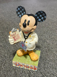 MICKEY MOUSE THE DOCTOR IS IN JIM SHORE ENESCO DISNEY FIGURE