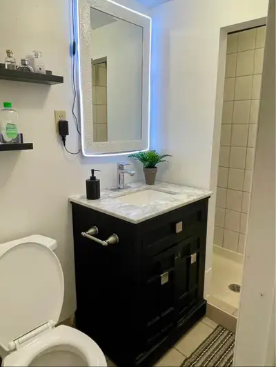 One furnished bedroom for rent in the basement. It’s a very clean place, where another bedroom is re...