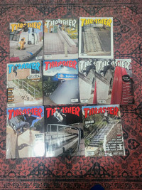 Stack of 10 Thrasher Magazines