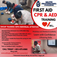 Certified Approved First Aid Training Course