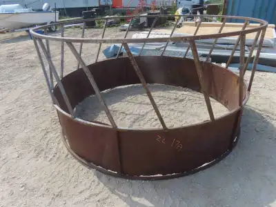 Metal Round Bale Feeder with Hay Saver, View more