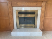 Solid Oak Fireplace Hearth Strathcona County Edmonton Area Preview