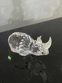 SWAROVSKI Crystal LARGE RHINOCEROS Figurine