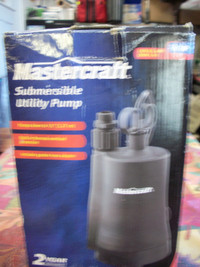 mastercraft submersible utility pump