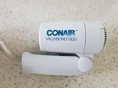 Conair foldable hair dryer, great for traveling. Only $15