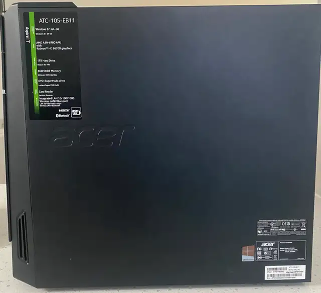 Acer Aspire Desktop Computer in Desktop Computers in Oakville / Halton Region - Image 3