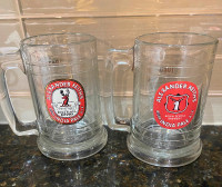 Alexander Keith’s Glass beer mugs-Vintage