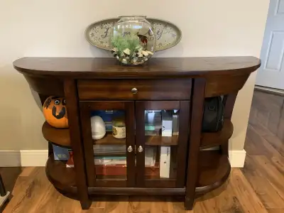 Solid wood entrance table, View more