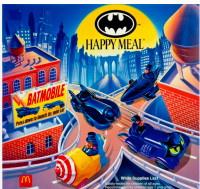 1991 McDonald's DC Comics / Batman Happy Meal Toys