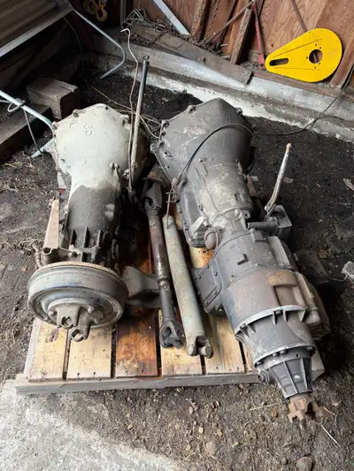 Hi I have two transmissions forsale along with front and rear driveshafts for a blazer. The 400 tran...
