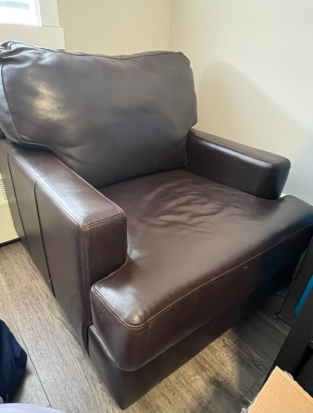 Leather chair in Chairs & Recliners in Regina