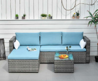 Brand new 3pc patio sectional set. In a box