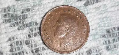 1952 Canadian King George VI Pennies $2 each. This is the last year that King George VI has his face...