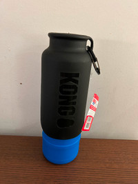 Brand new Kong H2O stainless steel water bottle & bowl