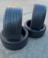 (FOUR) 255/35/19 Bridgestone Potenza Summer Tires