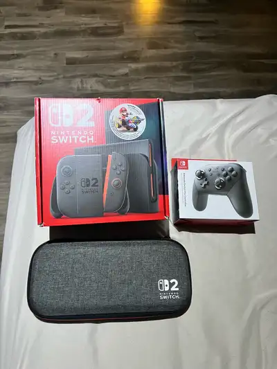 Nintendo Switch 2 Screen Protector Carrying Case Pro Controller, View more