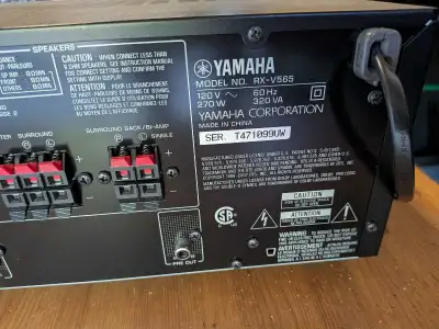 Yamaha RX-V565 AV Receiver, View more