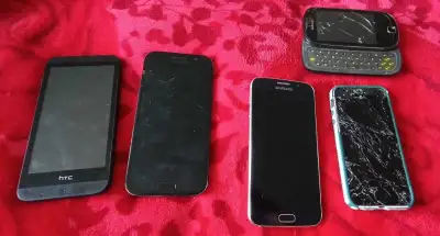 5 phones - Samsung, HTC & apple brand, View more