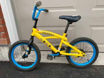 Minion themed 16” boys bike, View more