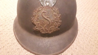 Original French WWI Model 1915 Adrian Helmet