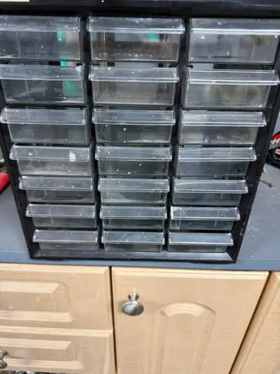 storage for screws, etc., View more
