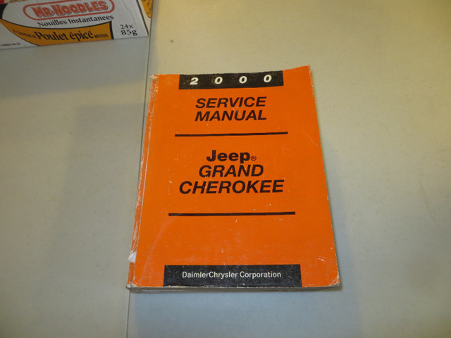 2000 JEEP GRAND CHEROKEE SHOP MANUAL in Other in Belleville