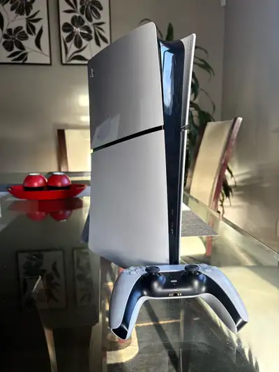 PS5 Slim Console with Controller – Like New – Selling Fast! , View more