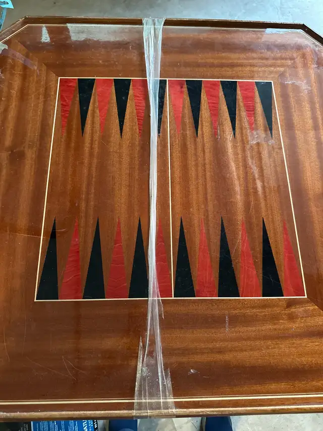 Backgammon game table