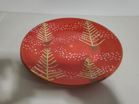 Large Ceramic Serving Plate / Display Plate, Christmas motif