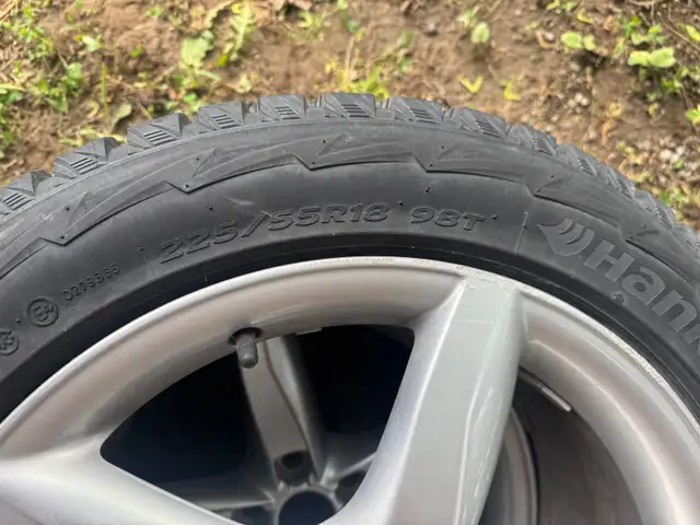 VW 18 inch Rims and winter tires  in Tires & Rims in Hamilton - Image 6