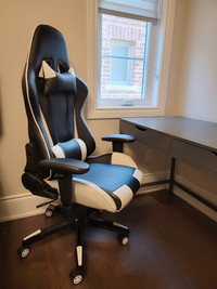 Ergonomic Racing Gaming Chair w/ Fully Reclining Back