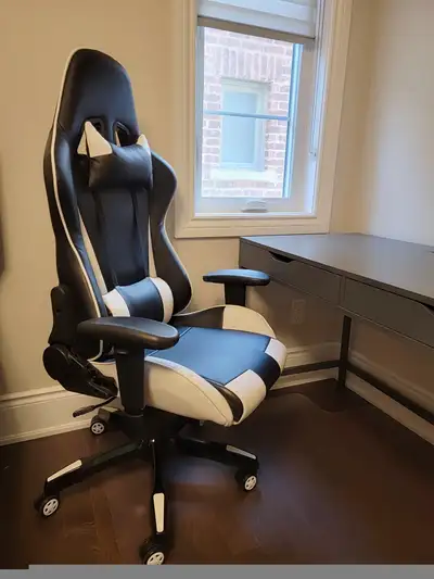 Ergonomic Racing Gaming Chair w/ Fully Reclining Back, View more