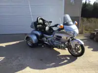 2009 GL1800 Honda Goldwing fitted with Voyager Convertible kit