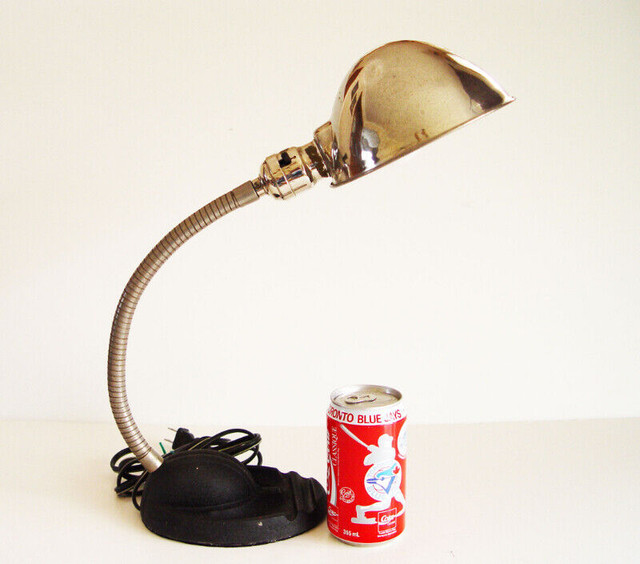 Antique Gooseneck "GIANT" Desk Lamp with Deco Base in Arts & Collectibles in St. Catharines