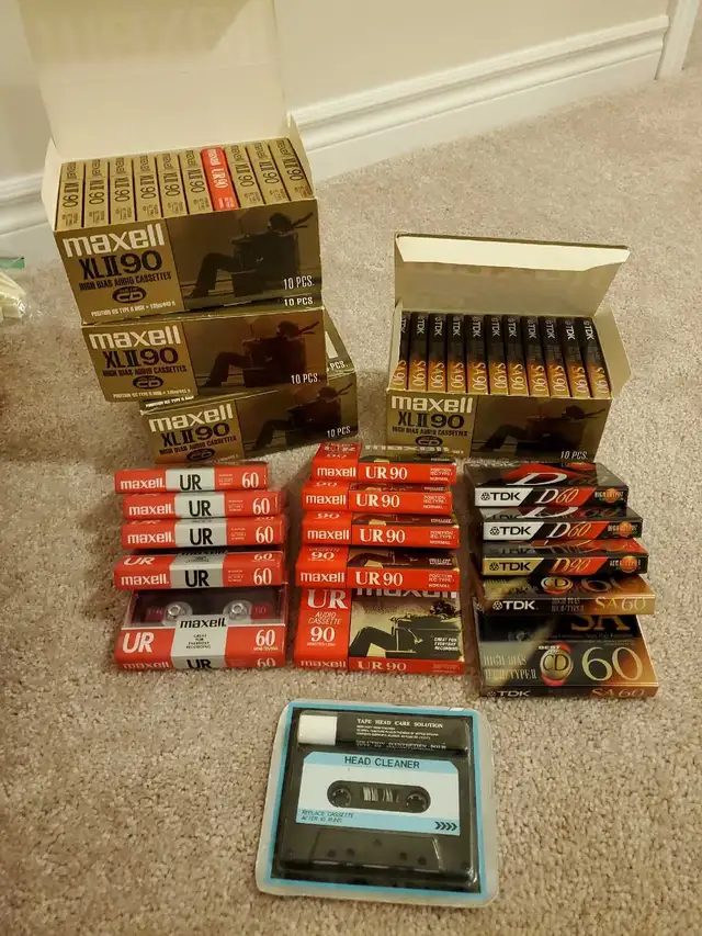 Blank Audio Tape Cassettes