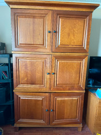 Cabinet with shelves and drawers